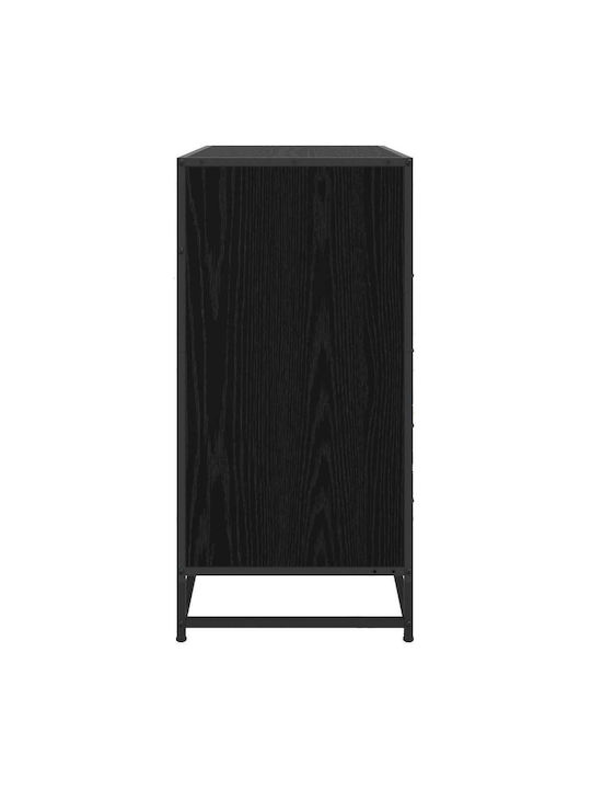 Гардероб за спалня Дървена Черна Дъб 70x41x83.5см