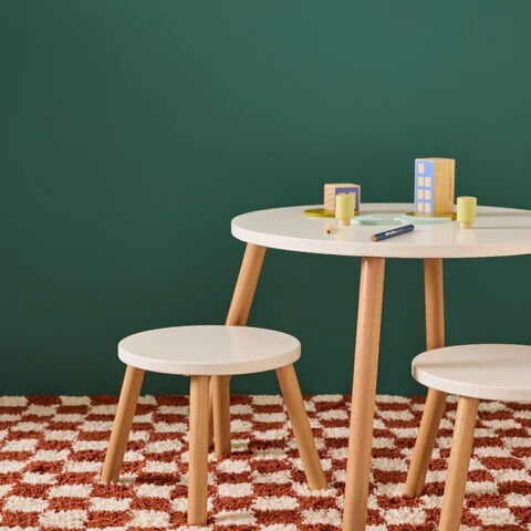 Kids Table for Painting Wooden White Kids Concept