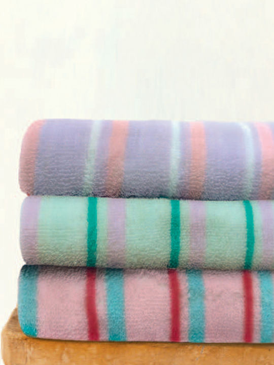 Palamaiki Кърпа За Лице Towels Collection 50x90см Лилава Тегло 550гр/м²