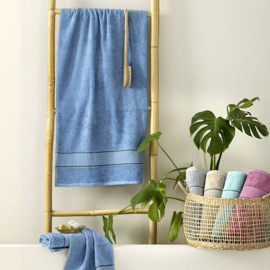 Nima Hand Towel Elyon 30x50cm Aegean Blue Weight 460gr/m²
