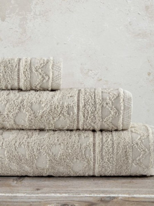Kocoon Bath Towel Set 3pcs Newton Beige Weight 420gr/m²