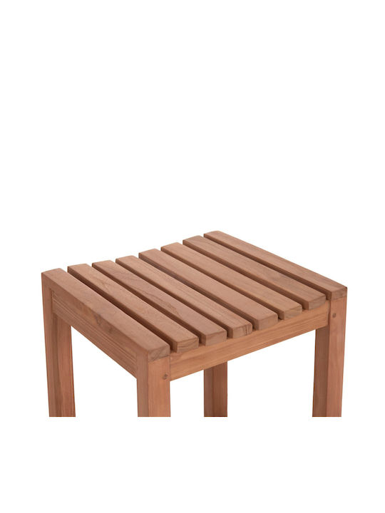 Stool Bar Wooden Natural 40x40x77cm