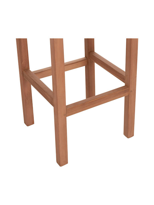 Stool Bar Wooden Natural 40x40x77cm