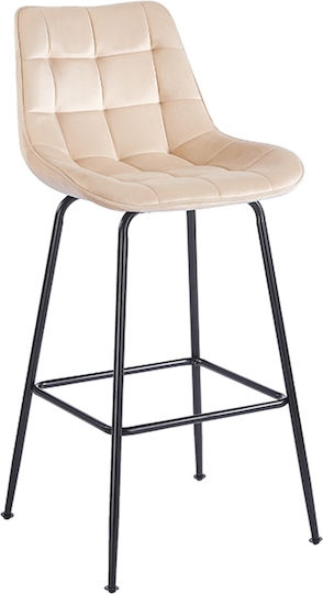 Σκαμπό Μπαρ Ermina Beige 49x50x75εκ. Σκαμπό Μπαρ Ermina Beige 49x50x75εκ.