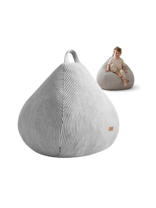 Pouf Sessel Grau 70x70x53cm