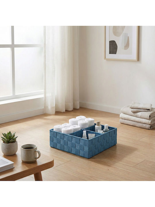 SteweHome Plastic Multicolour Storage Basket 26x26x26cm