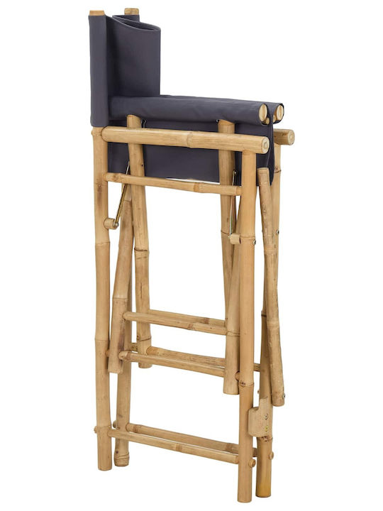 Wooden Director Chair Brown 2 Pieces