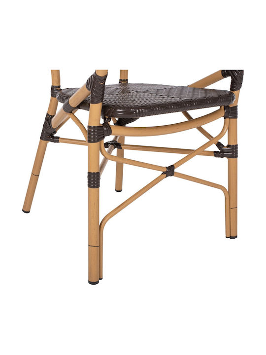 Gartenstühle Bambus Braune 10 Stücke 56x62x95cm