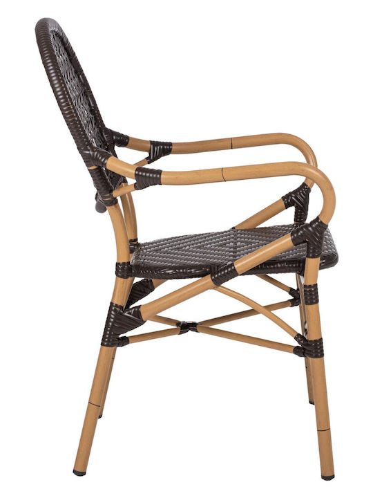 Gartenstühle Bambus Braune 10 Stücke 56x62x95cm