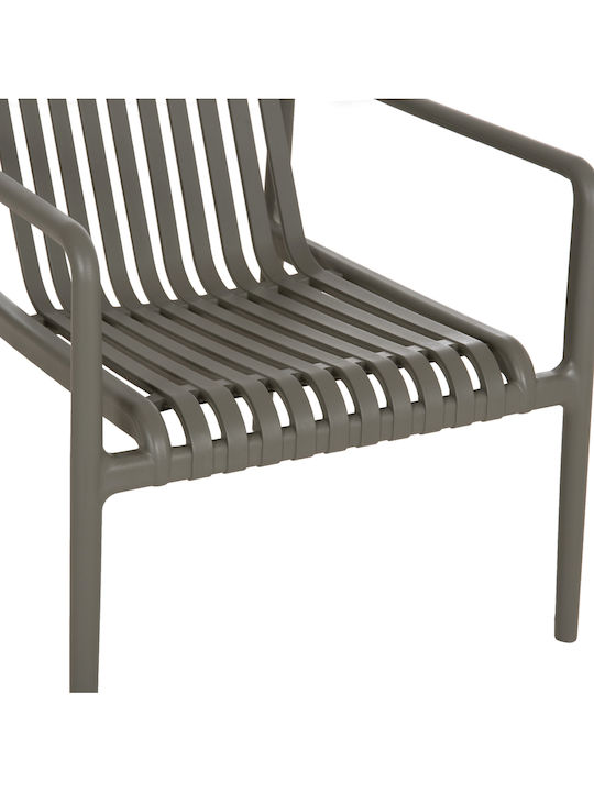 Gartenstühle Polypropylen Lounge Olive Grün 66x77x76cm