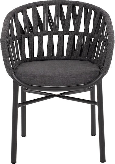 HomeMarkt Gartenstühle Anthrazit 2Stück 57x56x78cm HomeMarkt Gartenstühle Anthrazit 2Stück 57x56x78cm