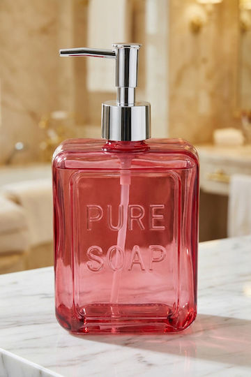 SteweHome Spender Küche Glas Rosa 500ml