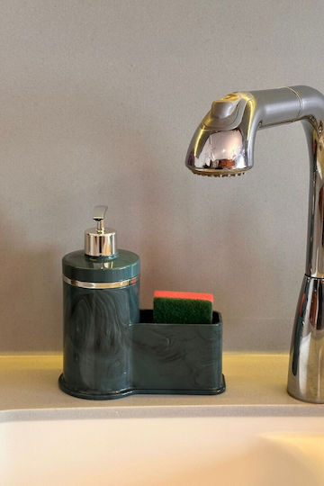 SteweHome Dozator De Bucătărie Din Plastic Verde SteweHome Dozator De Bucătărie Din Plastic Verde