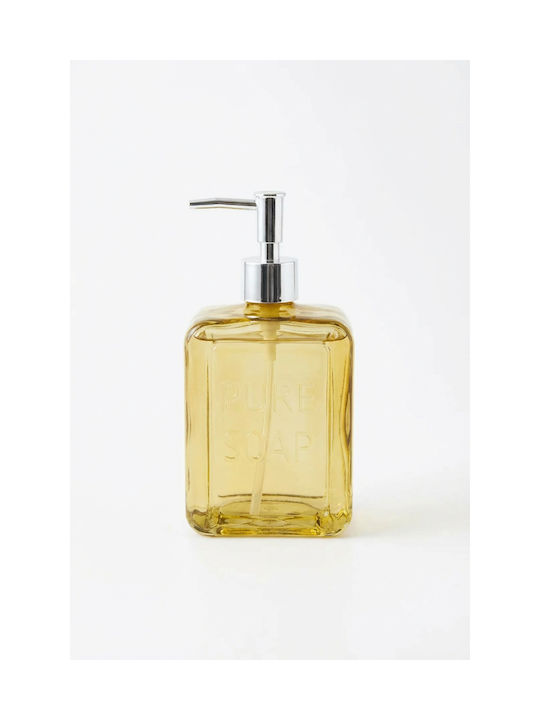 SteweHome Dispenser Κουζίνας Γυάλινο Κίτρινο 500ml