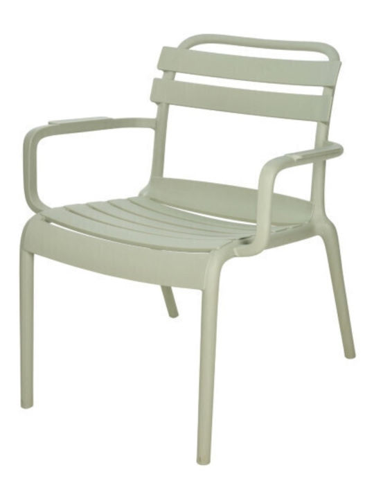 Koopman Gartenstühle aus Polypropylen Cool Grüne 48x74x76cm