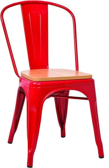 Chair Dolix W Red 51x45x85cm Chair Dolix W Red 51x45x85cm