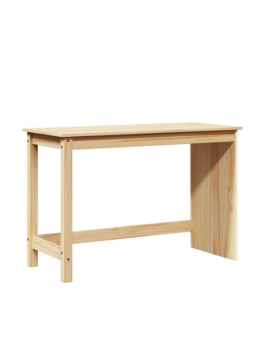 vidaXL Schreibtisch Moss aus Massivholz Braun 112x50x75cm