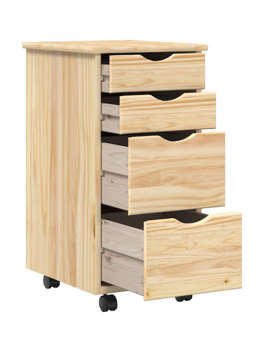 Birou Moss Din Lemn Masiv Maro 112x50x75cm