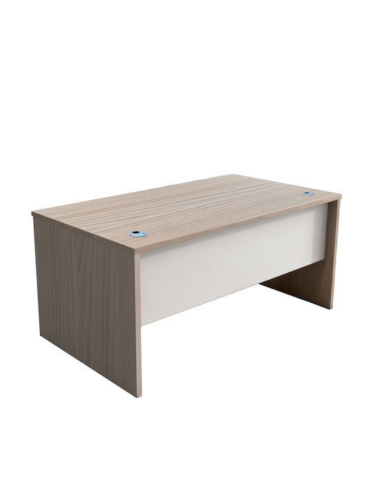 Бюро Armadi Дървено Бяло 150x75x75см
