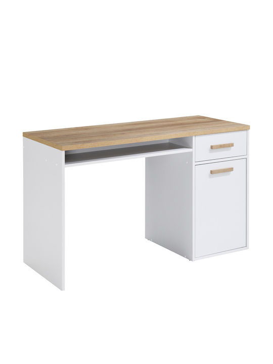 Schreibtisch Student Holz Weiß 120x50x76cm