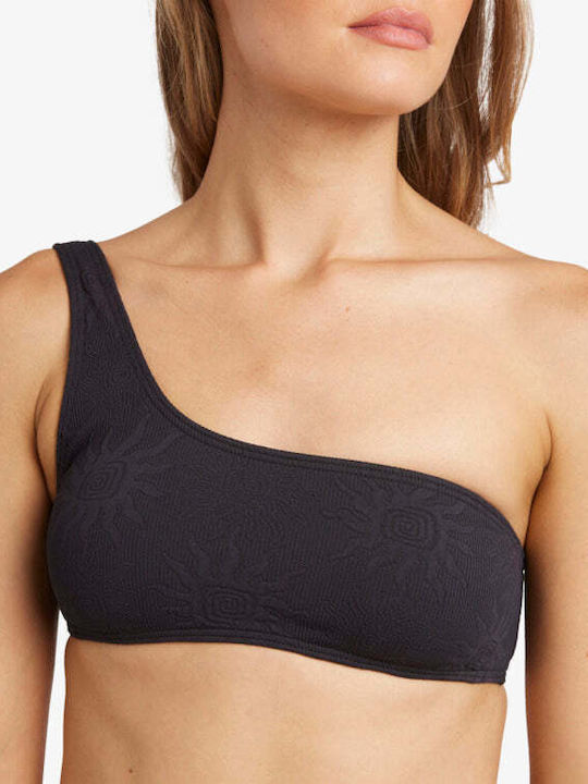Sun Bikini Mit Einer Schulter Schwarz Pebble Schulter Tank
