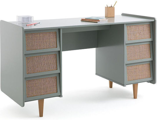 Schreibtisch Taga 136x56x77cm Grün