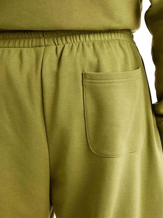 Sport Sweatpants with Elastic Green