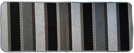 Sdim Küchenmatte Rutschfeste Unterlage Samba 504 Grau Schwarz 54x140cm
