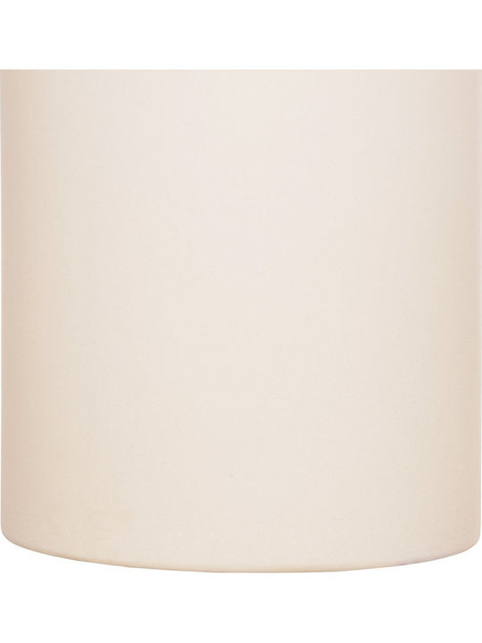 Plastic Auxiliary Garden Table for Small Outdoor Spaces Beige 40x40x43cm