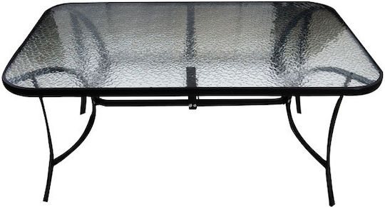 Tisch Stabil 15090BL Schwarz 150x90x72cm