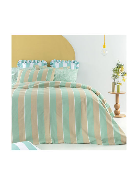 Palamaiki Set Pillowcases with Envelope Cover Green 52x72cm