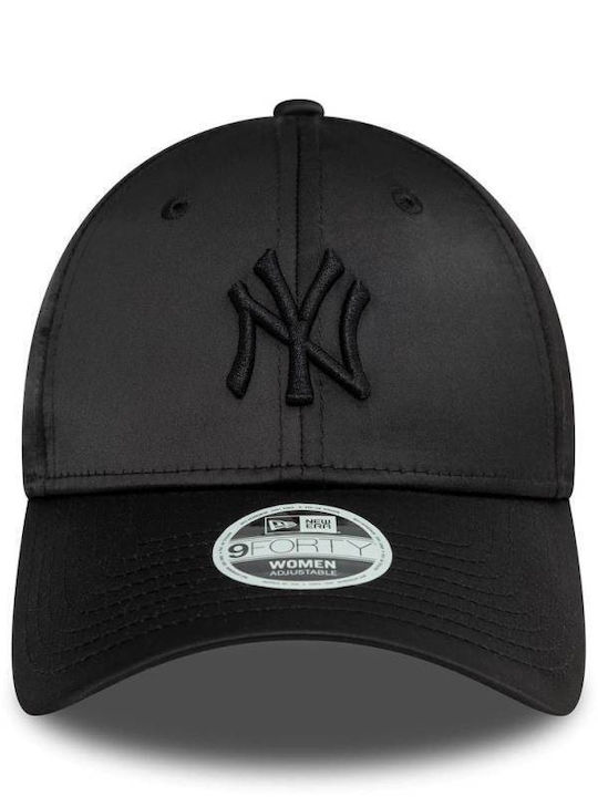Șapcă reglabilă New Era MLB New York Yankees Satin 9Forty Negru