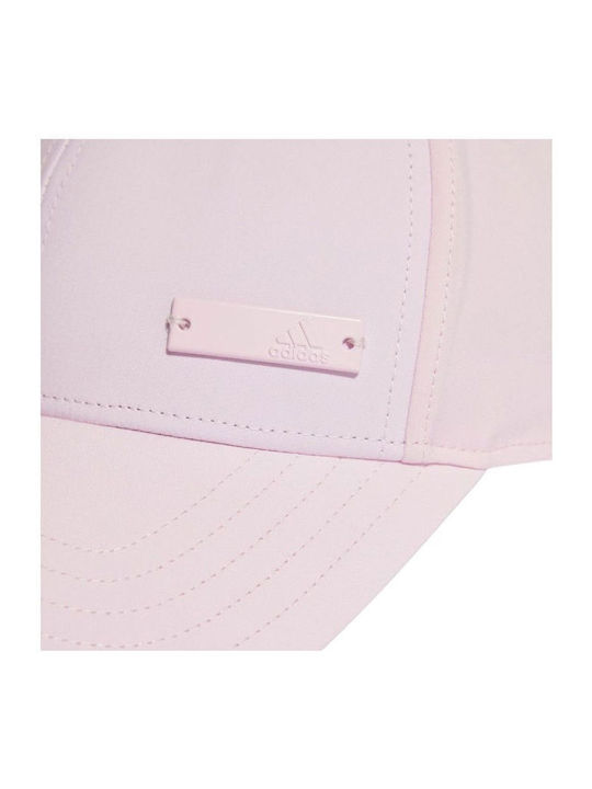 Women's Pink Metal Badge Lightweight Baseball Cap