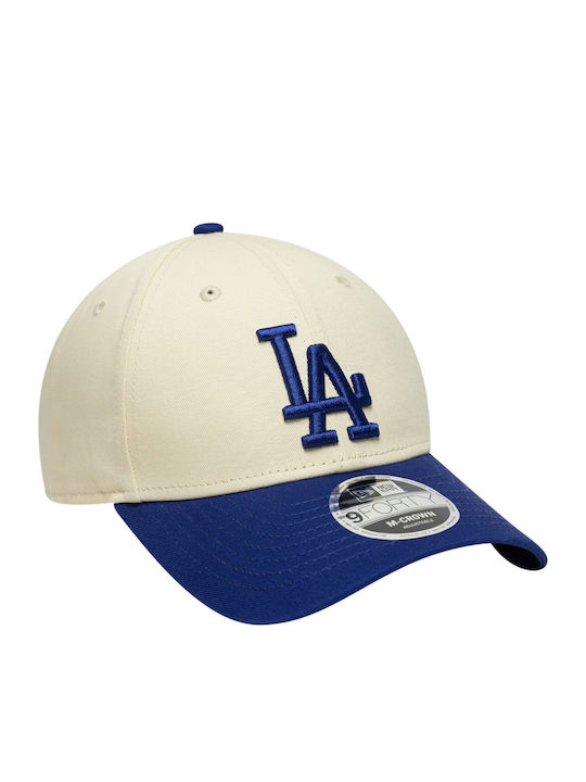 New Era La Dodgers Mlb Light Beige 9forty M-crown Cap Jockey Beige
