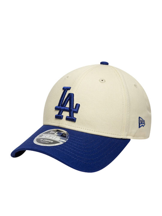 New Era La Dodgers Mlb Light Beige 9forty M-crown Cap Jockey Beige