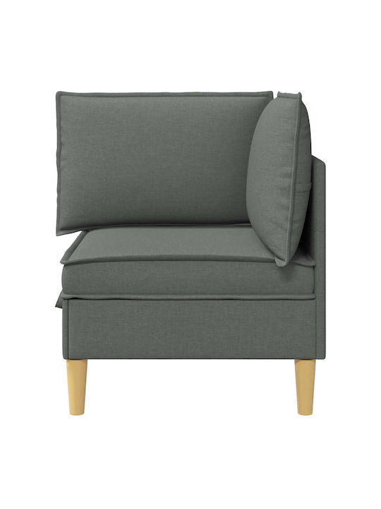 Dunkelgrauer Sessel Dunkelgraue Farbe 70x70x82cm