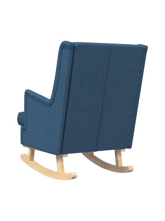 Schaukelnder Sessel Blau 62x80x85cm