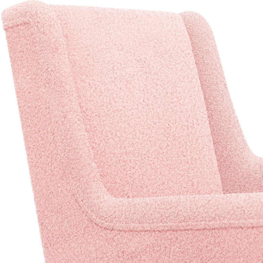 Rocking Armchair Pink 62x80x85cm
