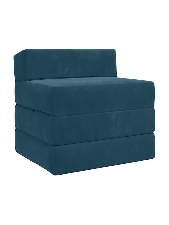 Multifunctional Bean Bag Sofa Blue 200x70cm