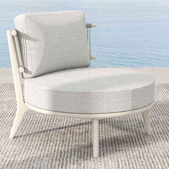 La Luna Polysθrona Off Weiß 80x87x68cm La Luna Polysθrona Off Weiß 80x87x68cm