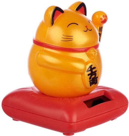 Puckator Decorative Cat Made of Plastic in Gold