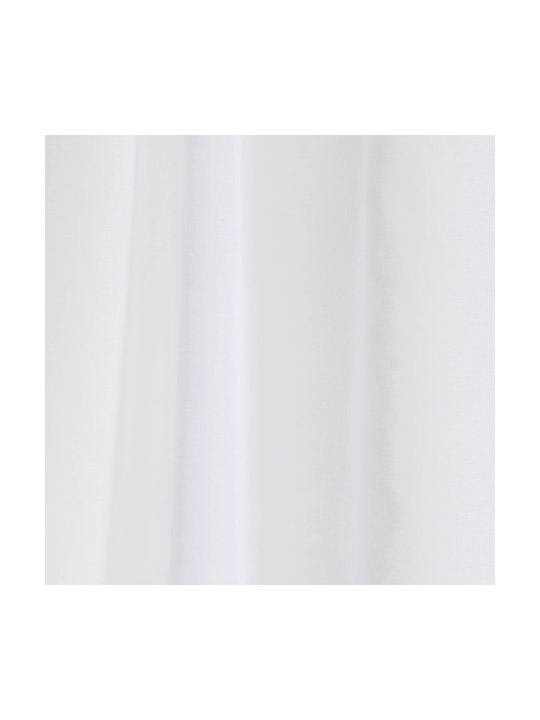 Easy Home Perdea de Fereastră cu Coafură Marimba Albă 140x150cm