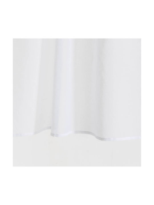 Easy Home Perdea de Fereastră cu Coafură Marimba Albă 140x150cm