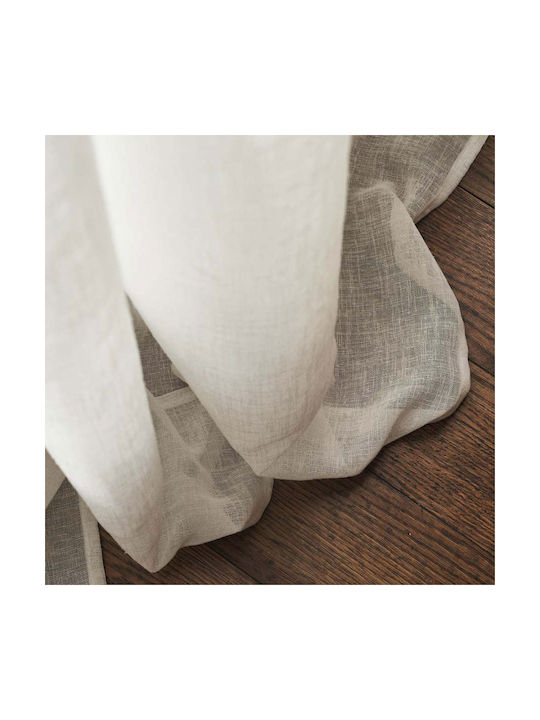 Gofis Home Curtain with Grommets Off White 200x295 cm