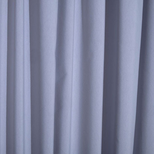 Viopros Curtain With Pencil Pleat Gray 140x270cm