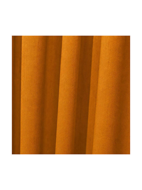 Viopros Curtain with Pencil Pleat Lined 14 Gold 140x270cm