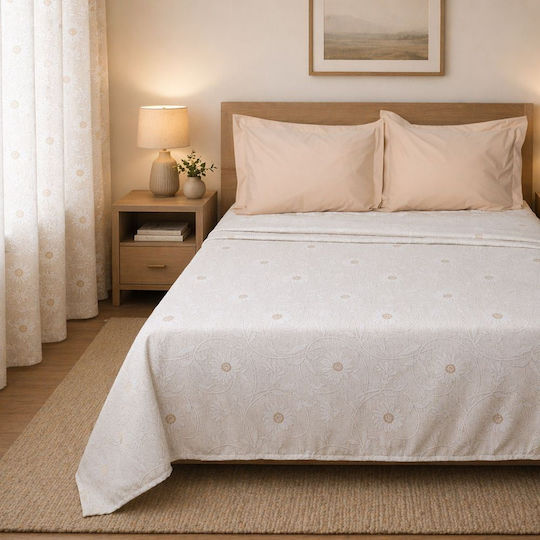 Viopros Curtain With Jacquard Pencil Pleat 270x280cm