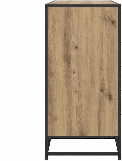Kommode Schlafzimmer Holz mit 4 Schubladen Eiche 70x41x83,5cm