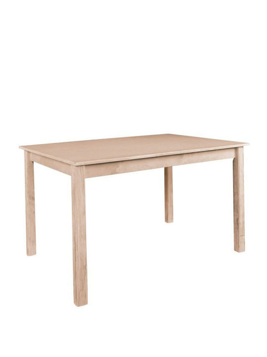 Woodwell Esszimmer- und Küchentisch Aus Massivholz 110x70x75cm R519,E1