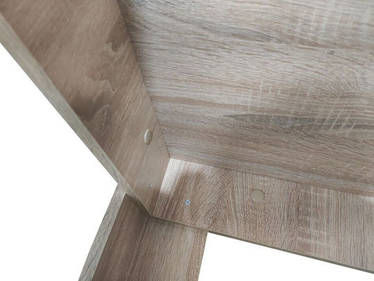 Hazel Table Dining Room Wooden Sonoma 140x80x75cm